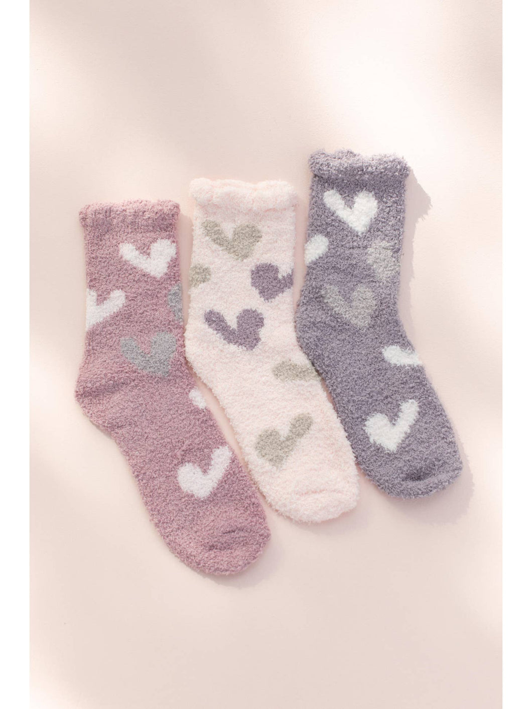 Socks: Valentine soft heart socks