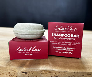 LIMITED TIME PROMO LAUNCH! Shampoo bar : 2.5oz - Cranberry Forest - SEASONAL