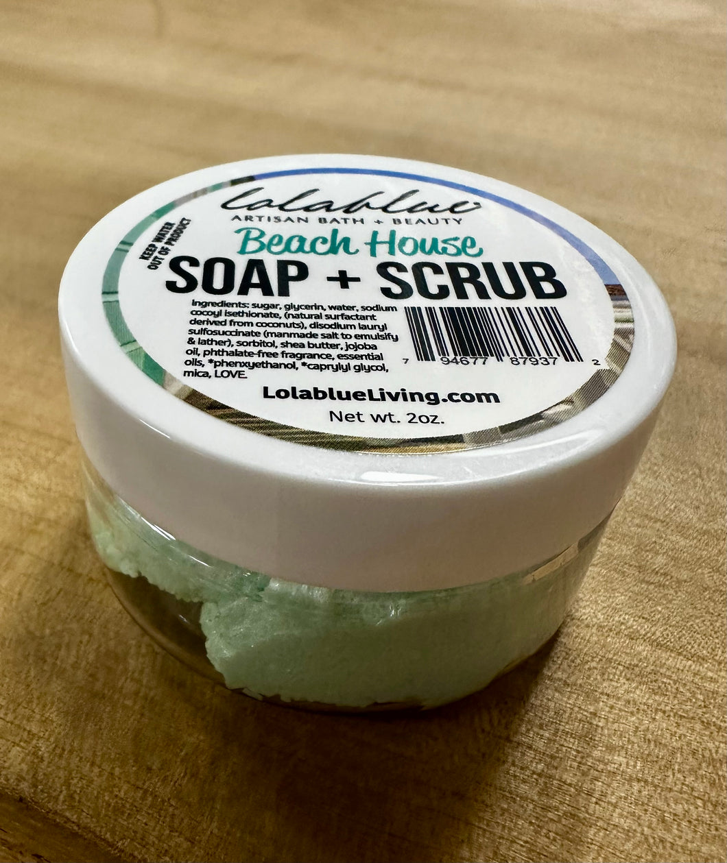 2oz Beach House: Sugar Whip: SOAP + SCRUB (3-in-1)