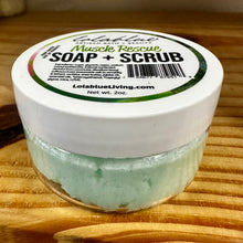 Load image into Gallery viewer, 2oz Muscle Rescue: Sugar Whip: SOAP + SCRUB (3-in-1)