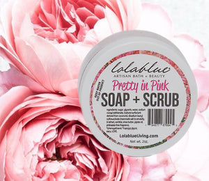 2oz Pretty in Pink: Sugar Whip: SOAP + SCRUB (3-in-1)
