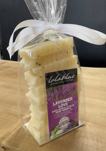 Lavender Love- One HALF POUND Bag of soap ends/travel sizes