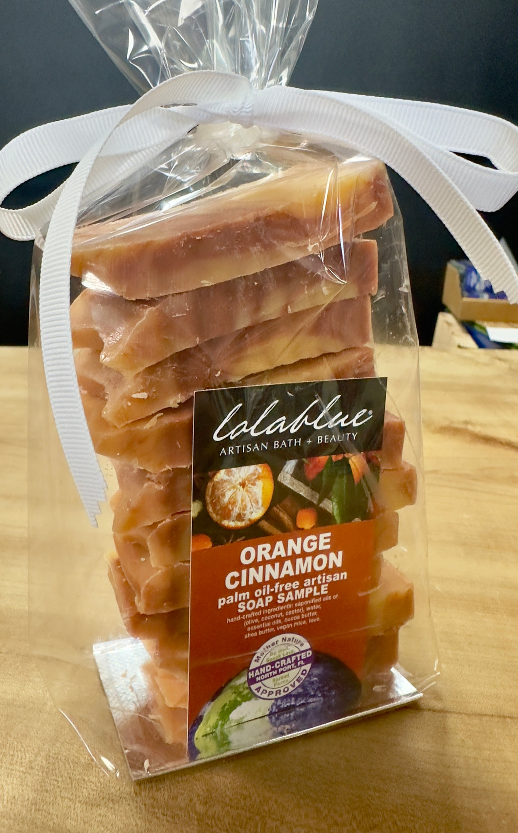 Orange Cinnamon- One HALF POUND Bag of soap ends/travel sizes