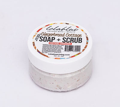 2oz Gingerbread Cottage: Sugar Whip: SOAP + SCRUB (3-in-1) (contains *CINNAMON)