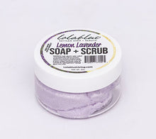 Load image into Gallery viewer, 2oz Lemon Lavender: Sugar Whip: SOAP + SCRUB (3-in-1)