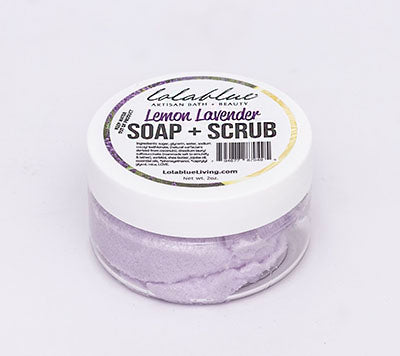 2oz Lemon Lavender: Sugar Whip: SOAP + SCRUB (3-in-1)