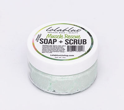 2oz Muscle Rescue: Sugar Whip: SOAP + SCRUB (3-in-1)