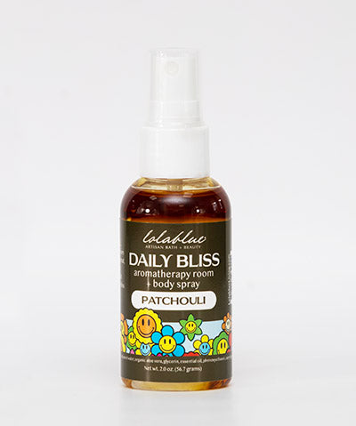 2oz Daily Bliss Aromatherapy Spray: Patchouli – Lolablue Living