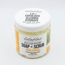 Load image into Gallery viewer, Spring special! 10oz Hala Kahiki: Sugar Whip: SOAP + SCRUB (3-in-1)