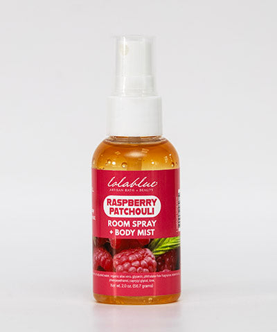 2oz  RASPBERRY PATCHOULI: Room Spray + Body Mist