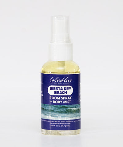 NEW! 2oz  SIESTA KEY BEACH: Room Spray + Body Mist