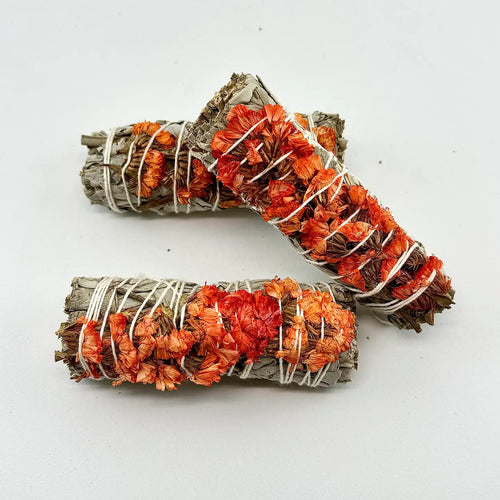 Fall Vibes Smudge Sage Wand 4.5