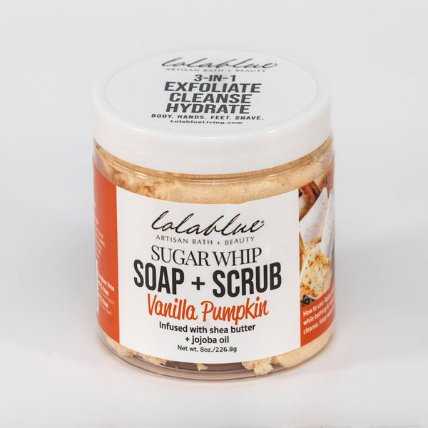 10oz Nag Champa: Sugar Whip: SOAP + SCRUB (3-in-1) – Lolablue Living