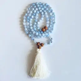 Blue lace 2025 agate mala