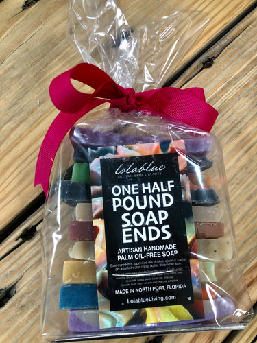 Variety pack  - One HALF POUND Bag of soap ends/travel sizes