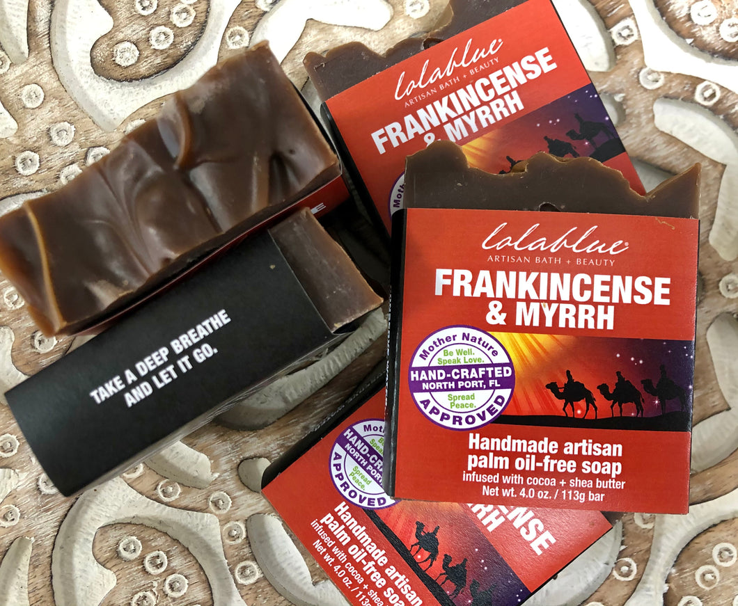Frankincense & Myrrh Soap – Lolablue Living